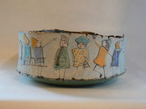 Work and Play, misa ceramiczna, Katherine Kingdon.