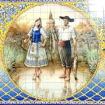 "Rybacy", panel ceramiczny Antonio Garcii Cerro, fot. D. Łasisz