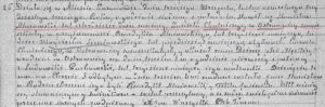 Fot. 4. Akt ur. syna Stanisława juniora rodzice Stanisław i Ludwika 3 września 1833 (będzie jednolicie – wszędzie opis).