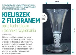 Kieliszek z filigranem – opis historycznej technologii wytwórczej