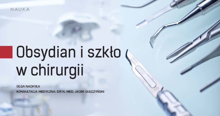 Obsydian i szkło w chirurgii